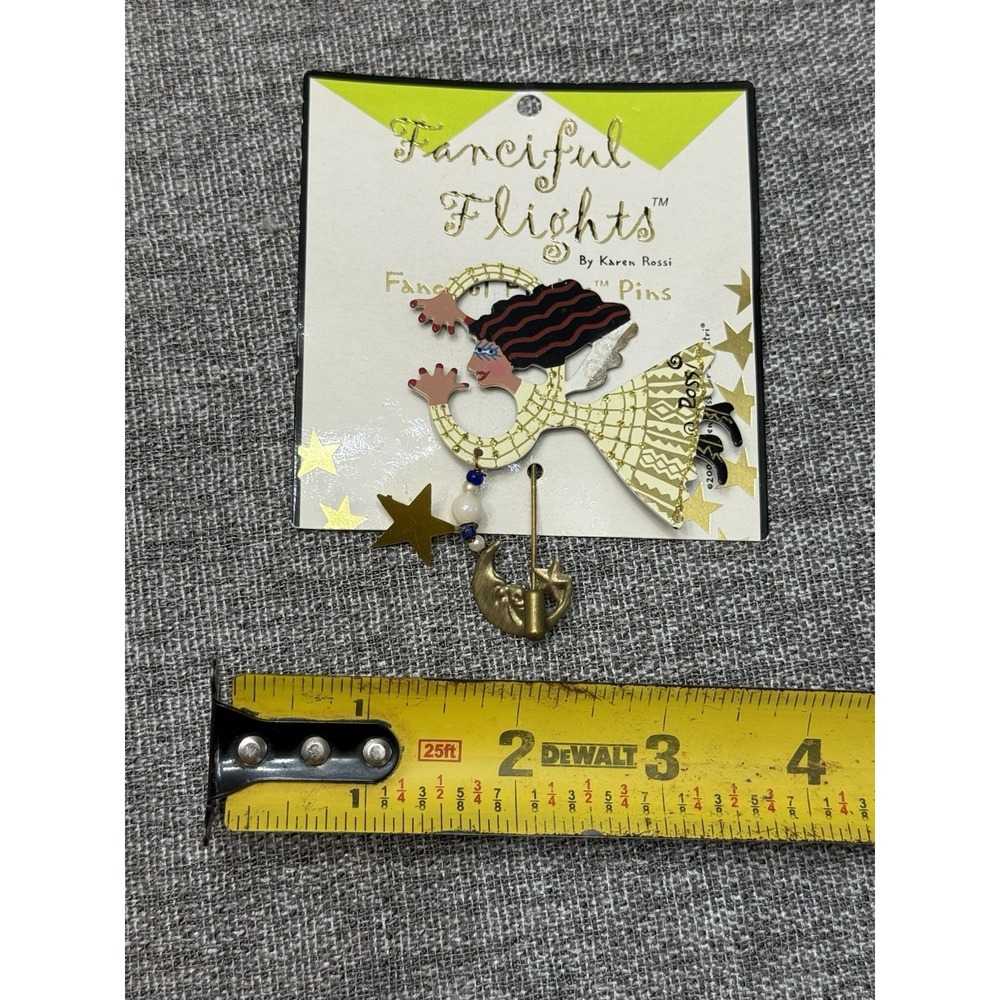 New Vintage 2000 Fanciful Flights Womens Pin Celestial Karen Rossi